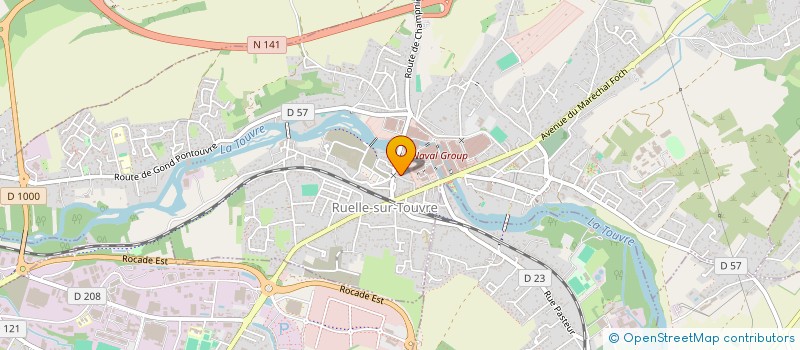 localisation de l'entreprise MADAME AURELIE TARROUX  RUELLE-SUR-TOUVRE