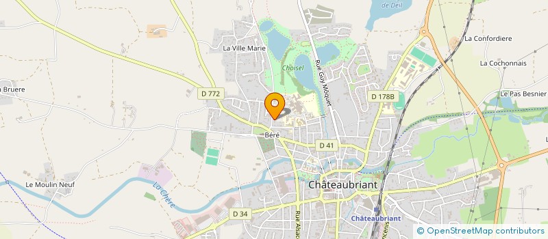 localisation de l'entreprise MADAME AURELIE TASSY  CHATEAUBRIANT