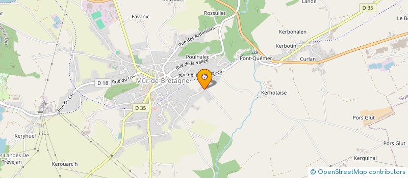 localisation de l'entreprise MADAME AURELIE TATECEAU  GUERLEDAN