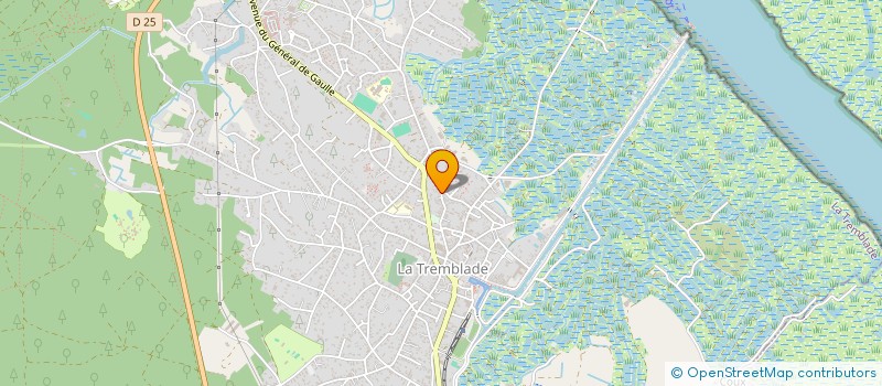 localisation de l'entreprise MADAME AURELIE TAVERNIER  LA TREMBLADE