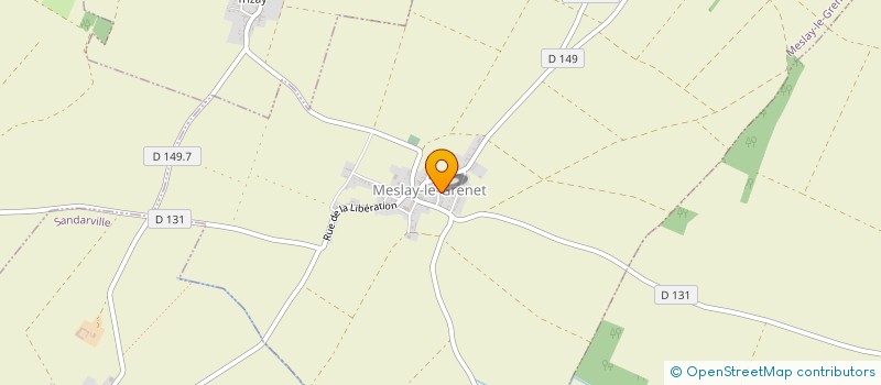 localisation de l'entreprise MADAME AURELIE TENIN à MESLAY-LE-GRENET