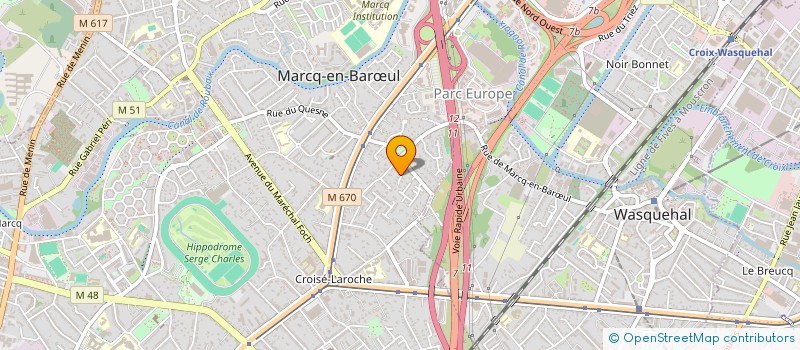 localisation de l'entreprise MADAME AURELIE TERGEMINA à MARCQ-EN-BARŒUL