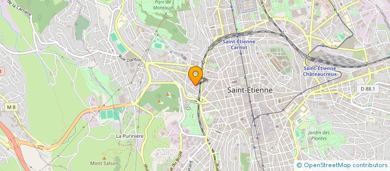 localisation de l'entreprise MADAME AURELIE TERLE FERNANDES  SAINT-ETIENNE