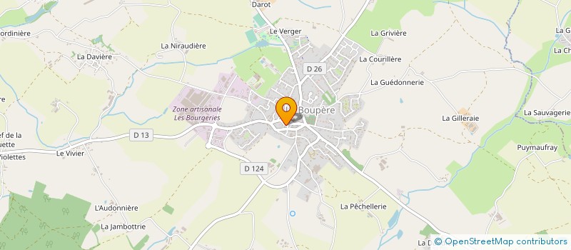 localisation de l'entreprise MADAME AURELIE TESSON à LE BOUPERE