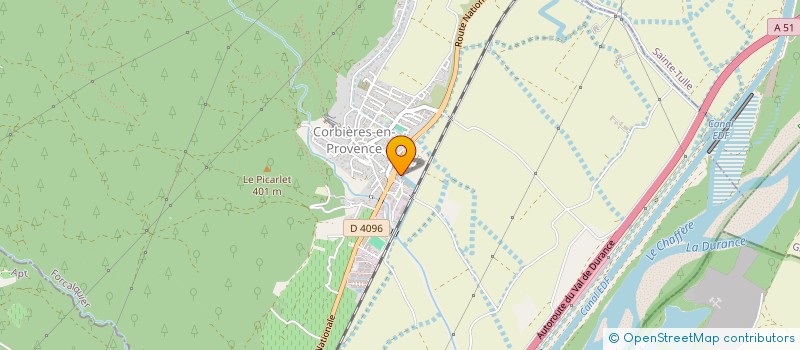 localisation de l'entreprise MADAME AURELIE TESTANIERE à CORBIERES-EN-PROVENCE