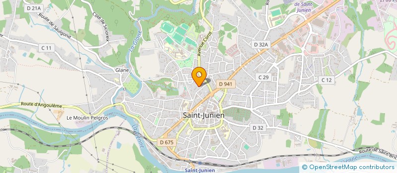 localisation de l'entreprise MADAME AURELIE TETY  SAINT-JUNIEN