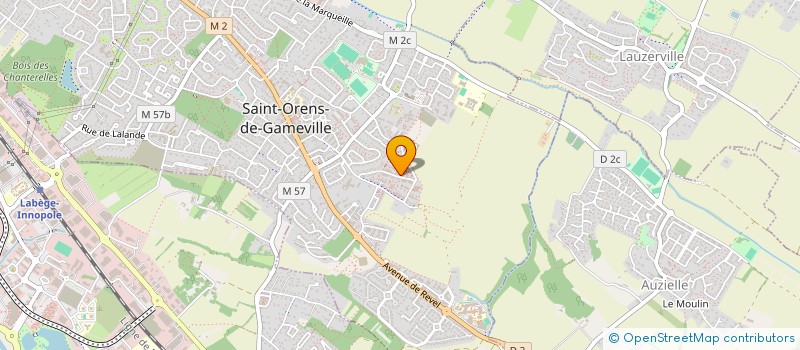 localisation de l'entreprise MADAME AURELIE TEYSSIER  SAINT-ORENS-DE-GAMEVILLE