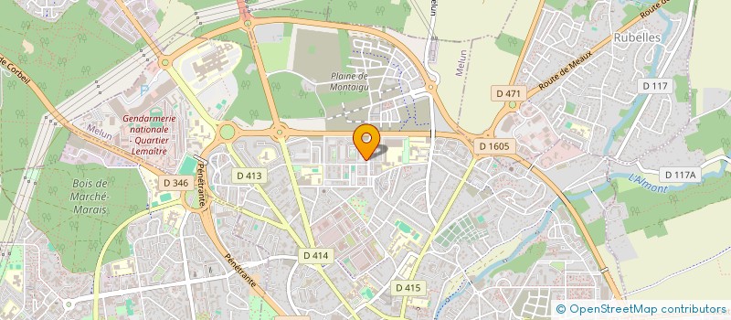 localisation de l'entreprise MADAME AURELIE TEYTAUT à MELUN