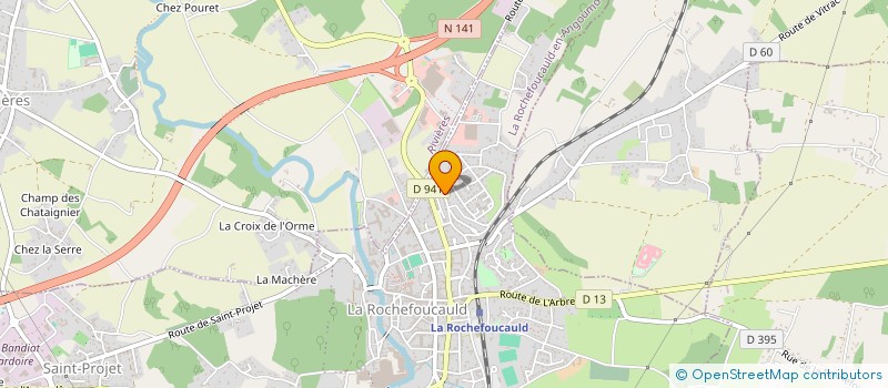 localisation de l'entreprise MADAME AURELIE THERY  LA ROCHEFOUCAULD-EN-ANGOUMOIS