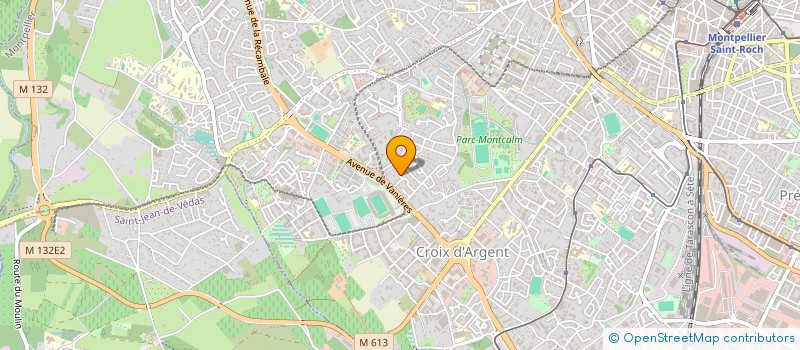 localisation de l'entreprise MADAME AURELIE THIBAULT DE CHANVALON à MONTPELLIER