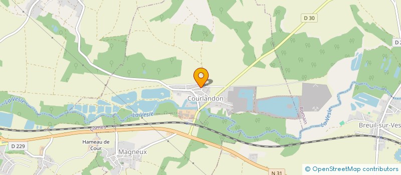 localisation de l'entreprise MADAME AURELIE THIEBOT  CRUGNY