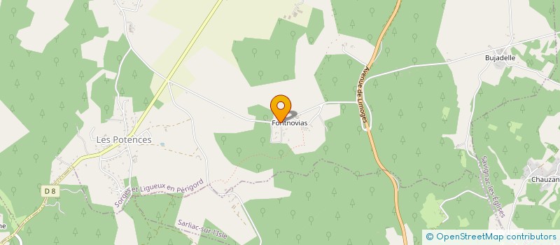 localisation de l'entreprise MADAME AURELIE THOBIE  SAINT-PAUL-LA-ROCHE