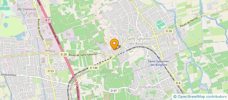 localisation de l'entreprise MADAME AURELIE THOMAS  JONQUERETTES