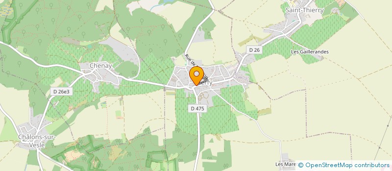 localisation de l'entreprise MADAME AURELIE THOURAULT  MERFY