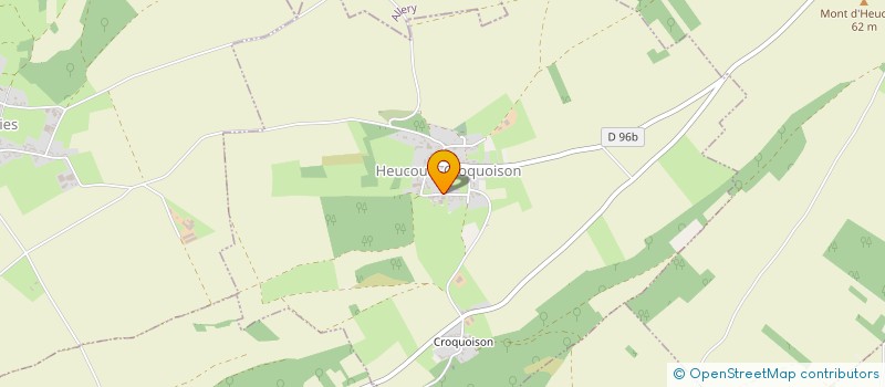 localisation de l'entreprise MADAME AURELIE THUILLIER  HEUCOURT-CROQUOISON