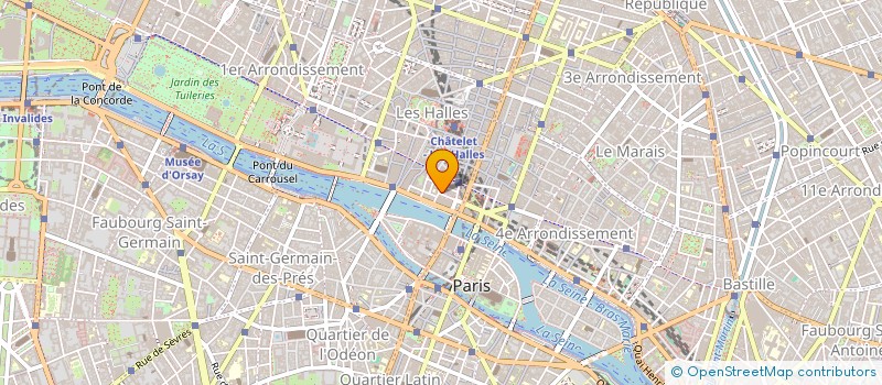 localisation de l'entreprise MADAME AURELIE THUREL à PARIS