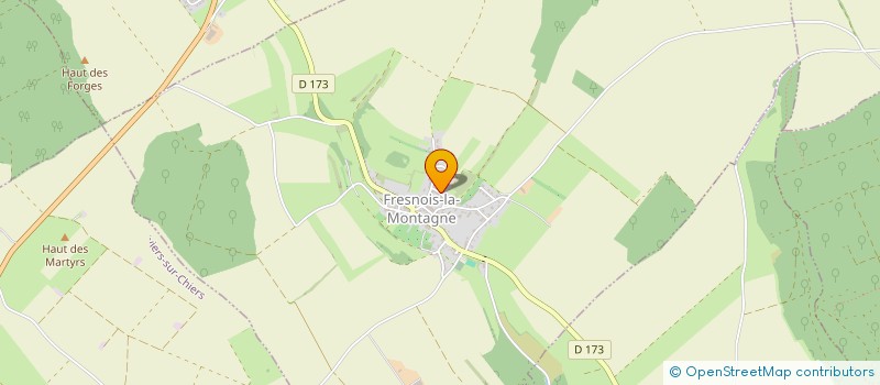 localisation de l'entreprise MADAME AURELIE TINTINGER  FRESNOIS-LA-MONTAGNE