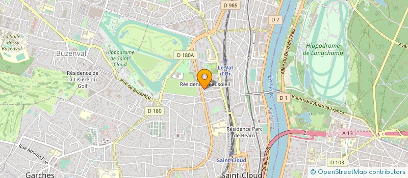 localisation de l'entreprise MADAME AURELIE TIREL  SAINT-CLOUD