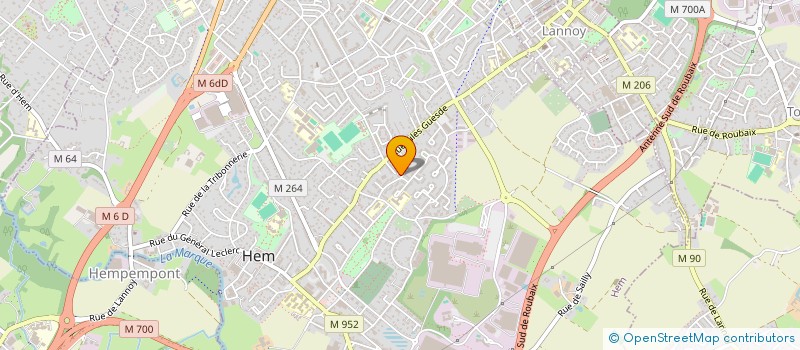 localisation de l'entreprise MADAME AURELIE TIRLOY  HEM