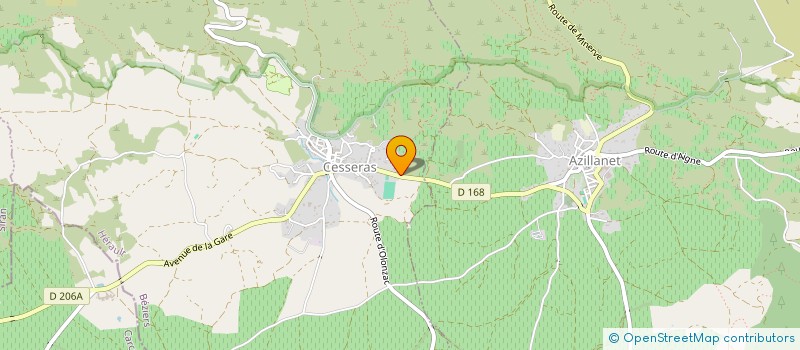 localisation de l'entreprise MADAME AURELIE TISSEYRE  CESSERAS