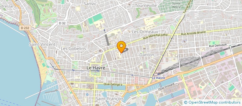 localisation de l'entreprise MADAME AURELIE TOCQUEVILLE  LE HAVRE