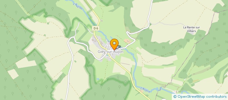 localisation de l'entreprise MADAME AURELIE TOLEDO à GIEY-SUR-AUJON