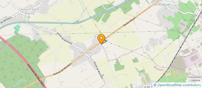 localisation de l'entreprise MADAME AURELIE TORRA  LACOURT-SAINT-PIERRE