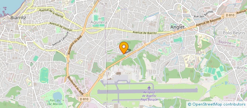 localisation de l'entreprise MADAME AURELIE TOUATI  ANGLET