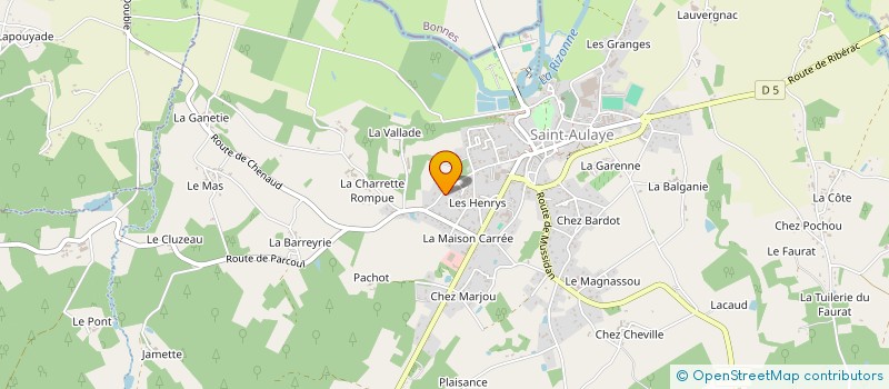 localisation de l'entreprise MADAME AURELIE TOURNIAIRE  LA ROCHE-CHALAIS