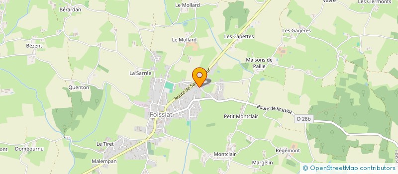 localisation de l'entreprise MADAME AURELIE TOURNOIS  FOISSIAT