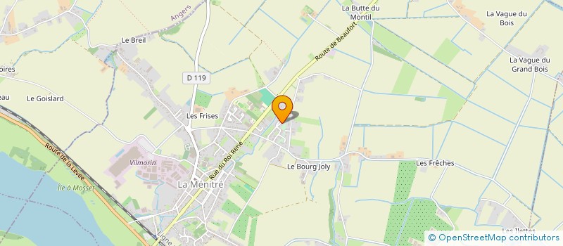 localisation de l'entreprise MADAME AURELIE TOUZE à LA MENITRE