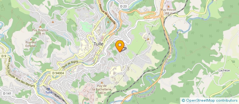 localisation de l'entreprise MADAME AURELIE TRANQUILLE  TULLE