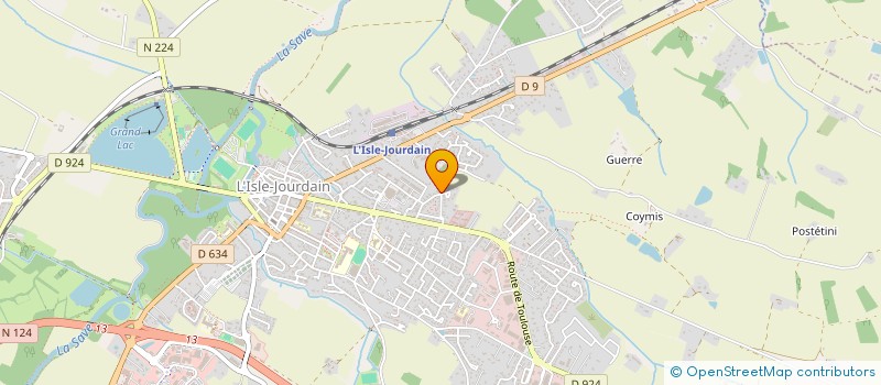 localisation de l'entreprise MADAME AURELIE TREIL à L'ISLE-JOURDAIN
