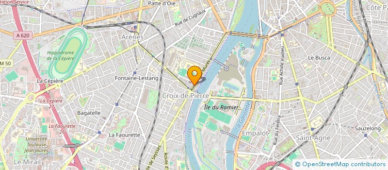 localisation de l'entreprise MADAME AURELIE TRIBUT-BACQUET à TOULOUSE