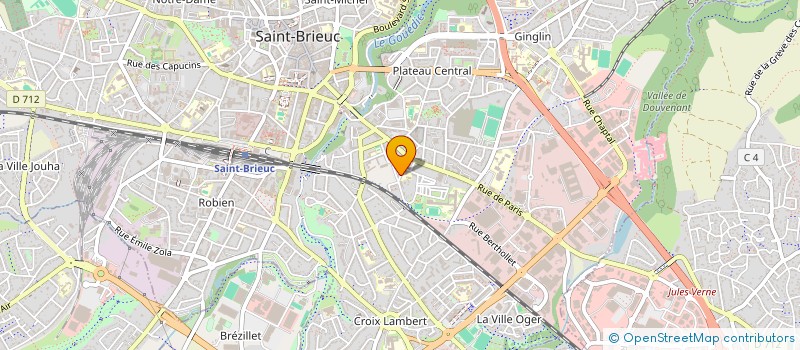 localisation de l'entreprise MADAME AURELIE TRONET à SAINT-BRIEUC