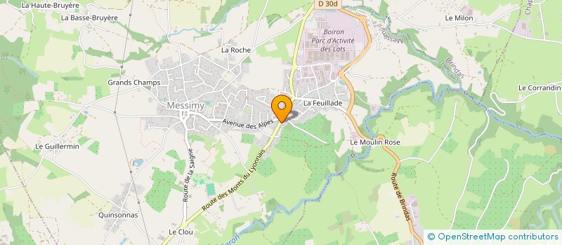 localisation de l'entreprise MADAME AURELIE TRONET  SOUCIEU-EN-JARREST