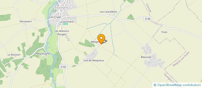 localisation de l'entreprise MADAME AURELIE TROTTEREAU  TAUXIGNY-SAINT-BAULD