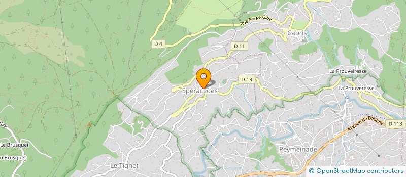 localisation de l'entreprise MADAME AURELIE TROUSSIER  SPERACEDES