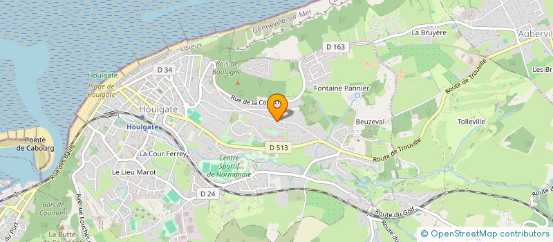 localisation de l'entreprise MADAME AURELIE TRUMEL  HOULGATE