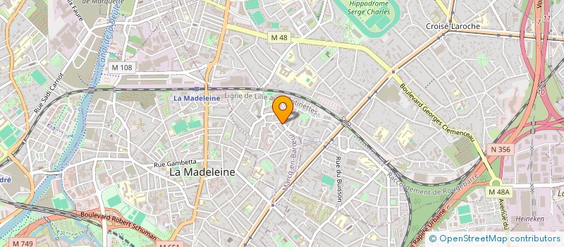 localisation de l'entreprise MADAME AURELIE TURBIN à MARCQ-EN-BARŒUL