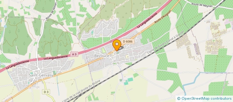 localisation de l'entreprise MADAME AURELIE URENA  BEZOUCE