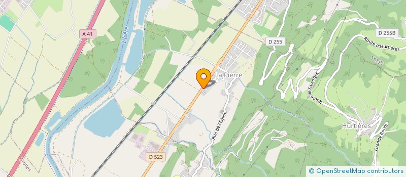 localisation de l'entreprise MADAME AURELIE VALDIVIA  LA PIERRE