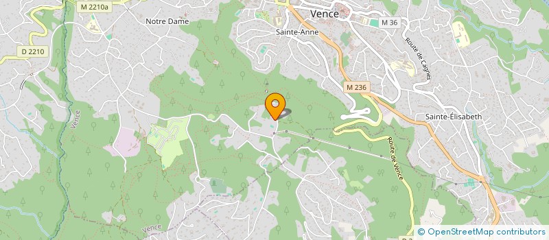 localisation de l'entreprise MADAME AURELIE VALLECILLO à VENCE