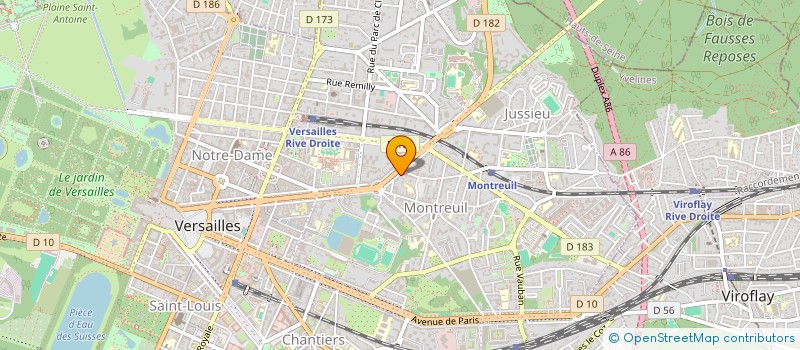 localisation de l'entreprise MADAME AURELIE VALLEE à VERSAILLES