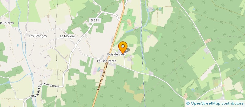localisation de l'entreprise MADAME AURELIE VALLEE TESNIERE à BAUGE-EN-ANJOU