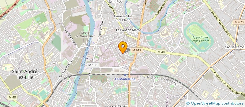 localisation de l'entreprise MADAME AURELIE VAN LINDT à MARCQ-EN-BARŒUL