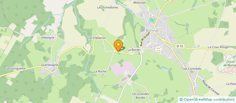 localisation de l'entreprise MADAME AURELIE VAN RUYMBEKE à BONNAT