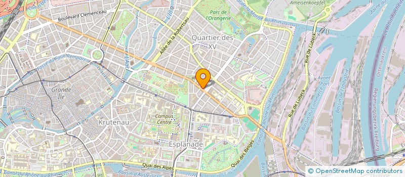 localisation de l'entreprise MADAME AURELIE VANARET à STRASBOURG