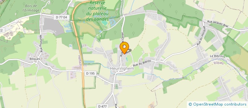 localisation de l'entreprise MADAME AURELIE VANBELLE à HEURINGHEM