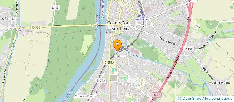 localisation de l'entreprise MADAME AURELIE VANHEREN à COSNE-COURS-SUR-LOIRE